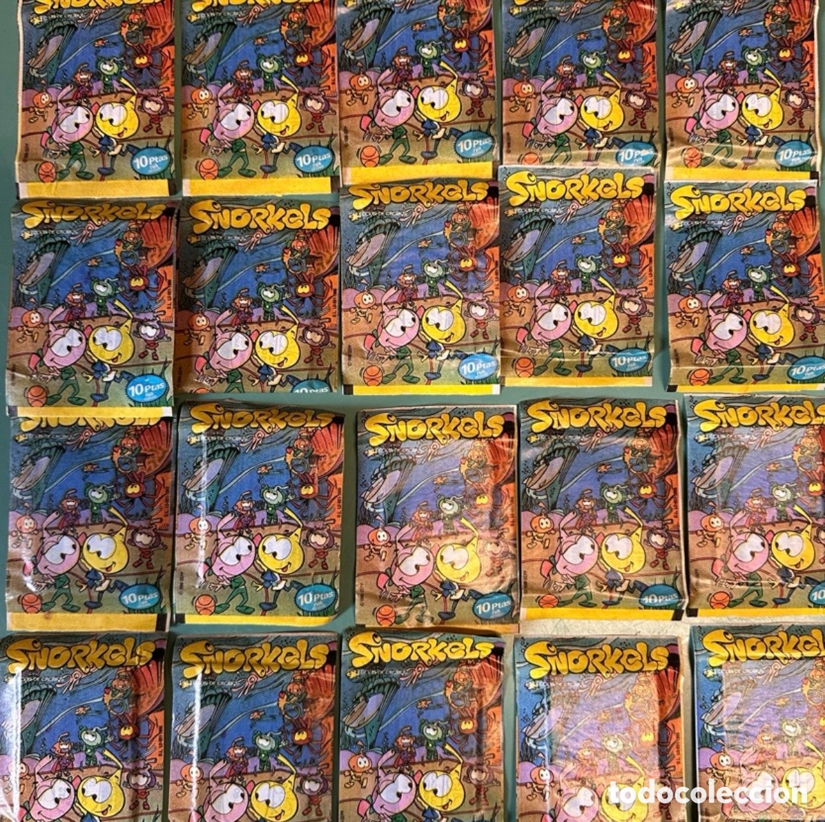 Coleccionismo cromos antiguos: Lote 25 SOBRES DE LOS SNORKELS. NUEVOS, SIN ABRIR.