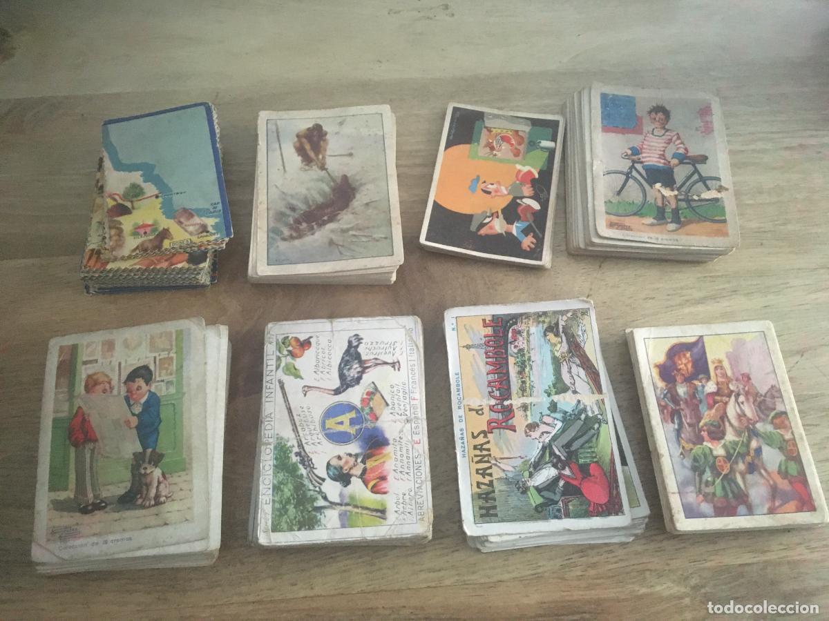 Coleccionismo cromos antiguos: lote 8 colecciones de cromos de chocolates completas o casi completas