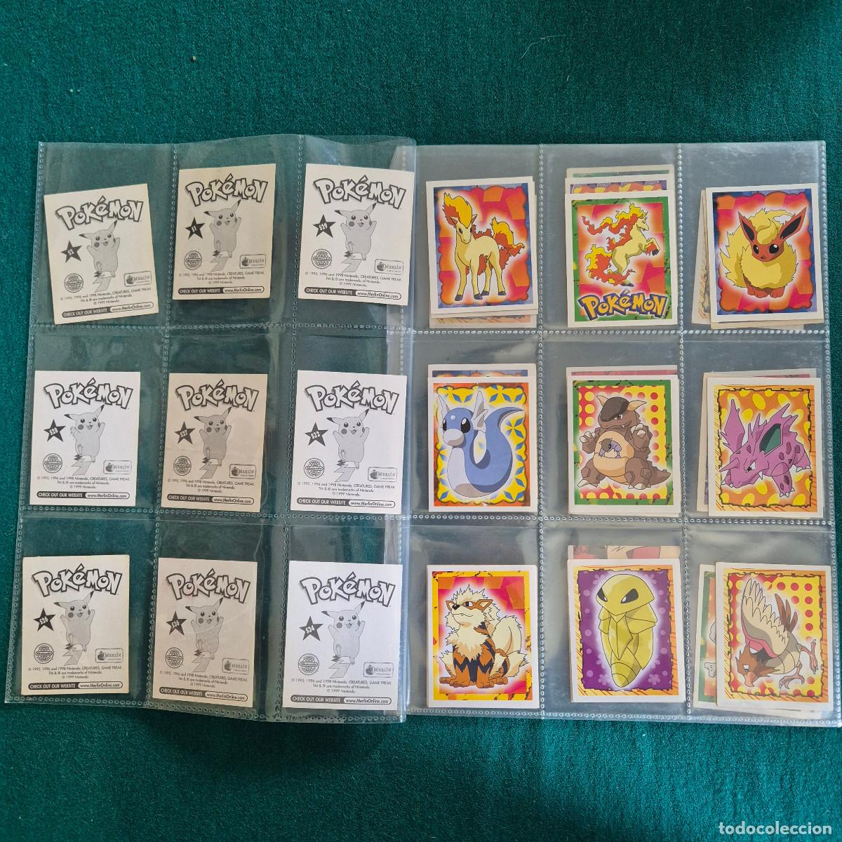 Coleccionismo cromos antiguos: 36 CROMOS POKEMON merlin - Foto 2