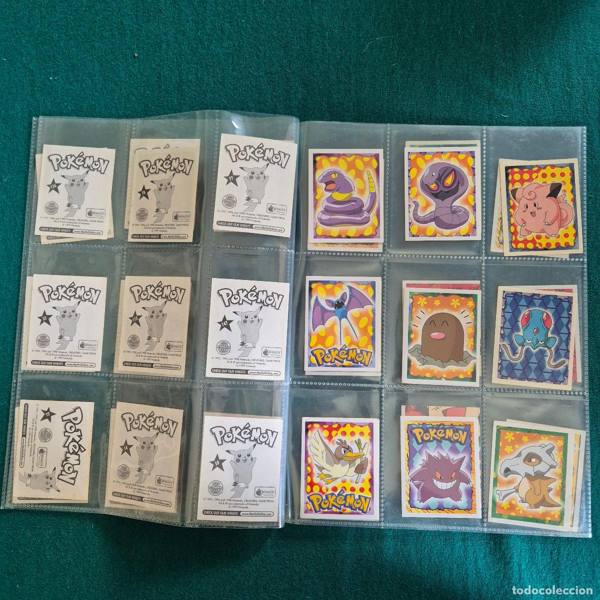 Coleccionismo cromos antiguos: 36 CROMOS POKEMON merlin - Foto 3