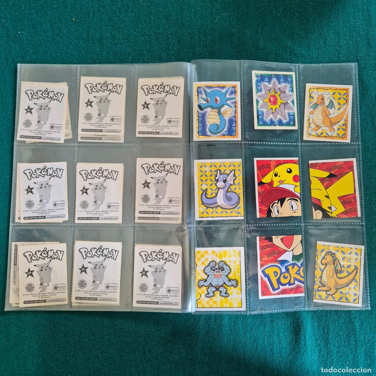 Coleccionismo cromos antiguos: 36 CROMOS POKEMON merlin - Foto 4