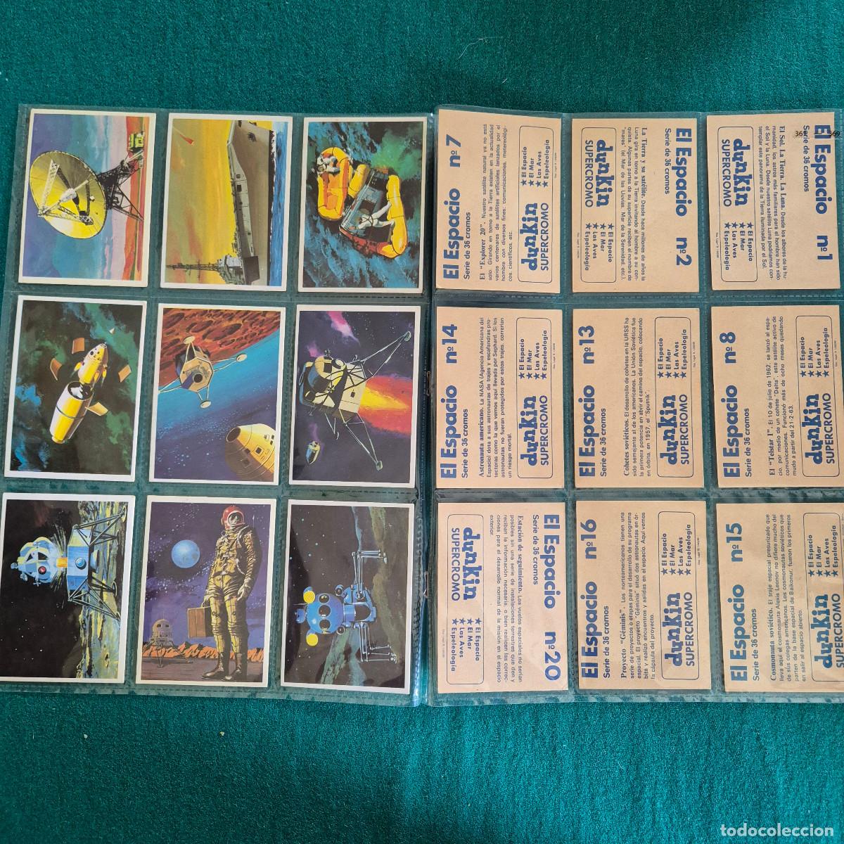 Coleccionismo cromos antiguos: 18 CROMOS EL ESPACIO DUNKIN SUPERCROMO - Foto 2