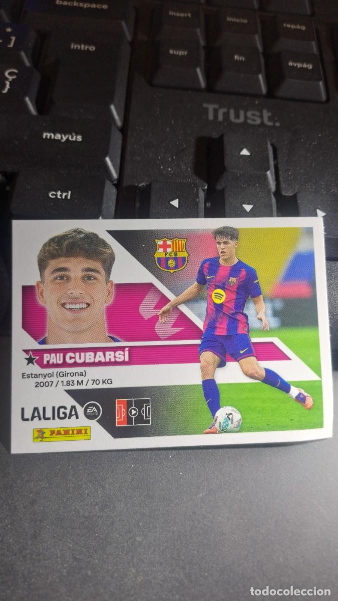 Coleccionismo cromos antiguos: CROMO CUBARSI 7 BARCELONA LIGA 2026 2027 26 27 ESTE PANINI NUNCA PEGADO