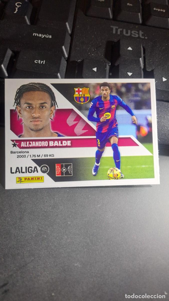 Coleccionismo cromos antiguos: CROMO BALDE 10 BARCELONA LIGA 2026 2027 26 27 ESTE PANINI NUNCA PEGADO