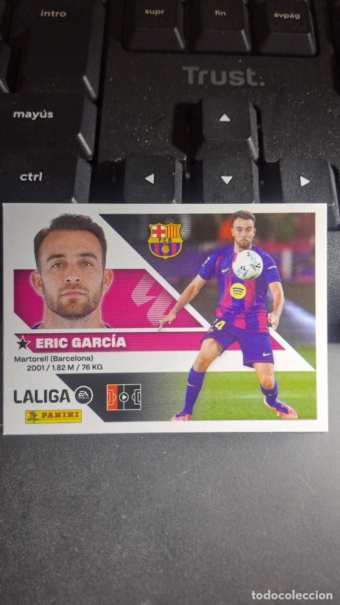 Coleccionismo cromos antiguos: CROMO ERIC GARCIA 11 BARCELONA LIGA 2026 2027 26 27 ESTE PANINI NUNCA PEGADO