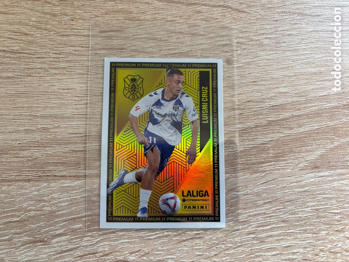 Coleccionismo cromos antiguos: LUISMI CRUZ PREMIUM 11 LIGA HYPERMOTION SEGUNDA DIVISI&Oacute;N 2024 2025 24 25 PANINI TENERIFE