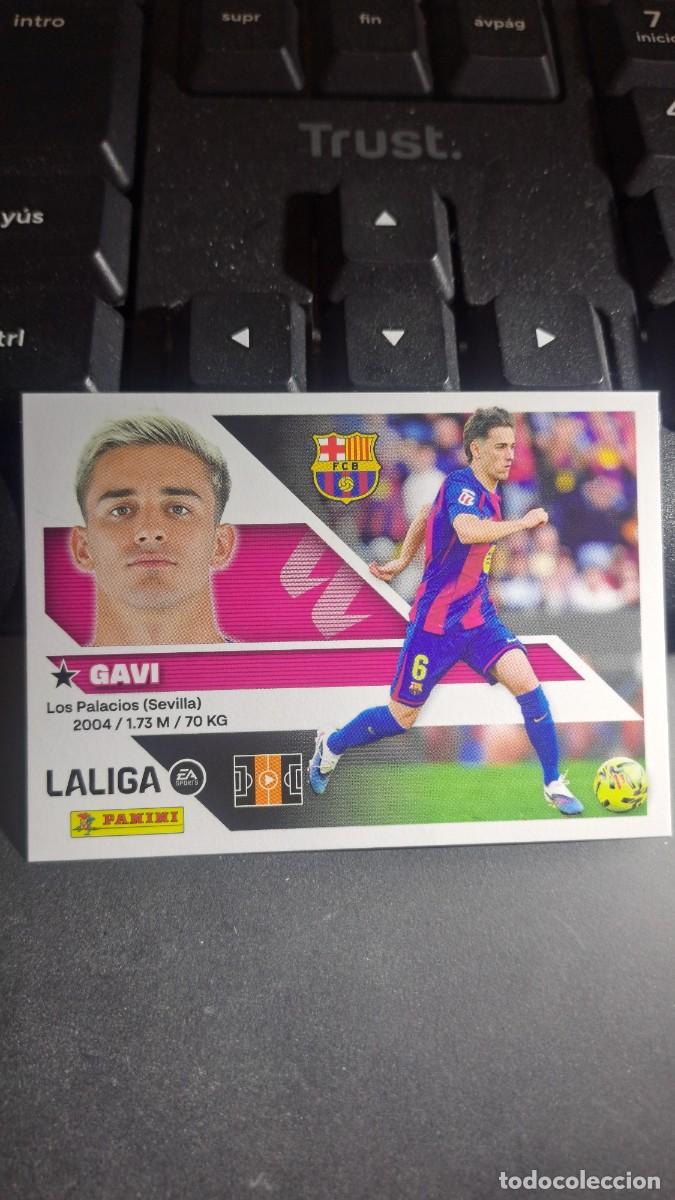 Coleccionismo cromos antiguos: CROMO GAVI 13 BARCELONA LIGA 2026 2027 26 27 ESTE PANINI NUNCA PEGADO
