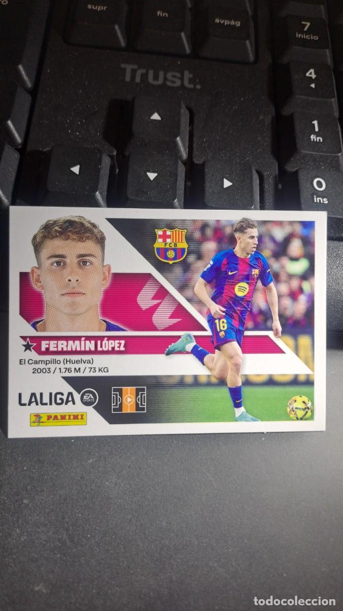 Coleccionismo cromos antiguos: CROMO FERMIN 16 BARCELONA LIGA 2026 2027 26 27 ESTE PANINI NUNCA PEGADO