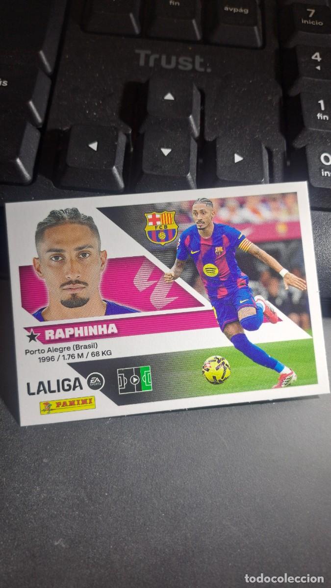 Coleccionismo cromos antiguos: CROMO RAPHINHA 19 BARCELONA LIGA 2026 2027 26 27 ESTE PANINI NUNCA PEGADO