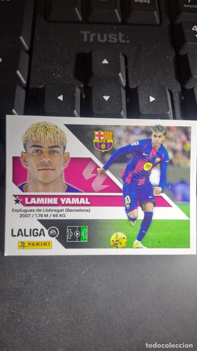Coleccionismo cromos antiguos: CROMO LAMINE YAMAL 20 BARCELONA LIGA 2026 2027 26 27 ESTE PANINI NUNCA PEGADO
