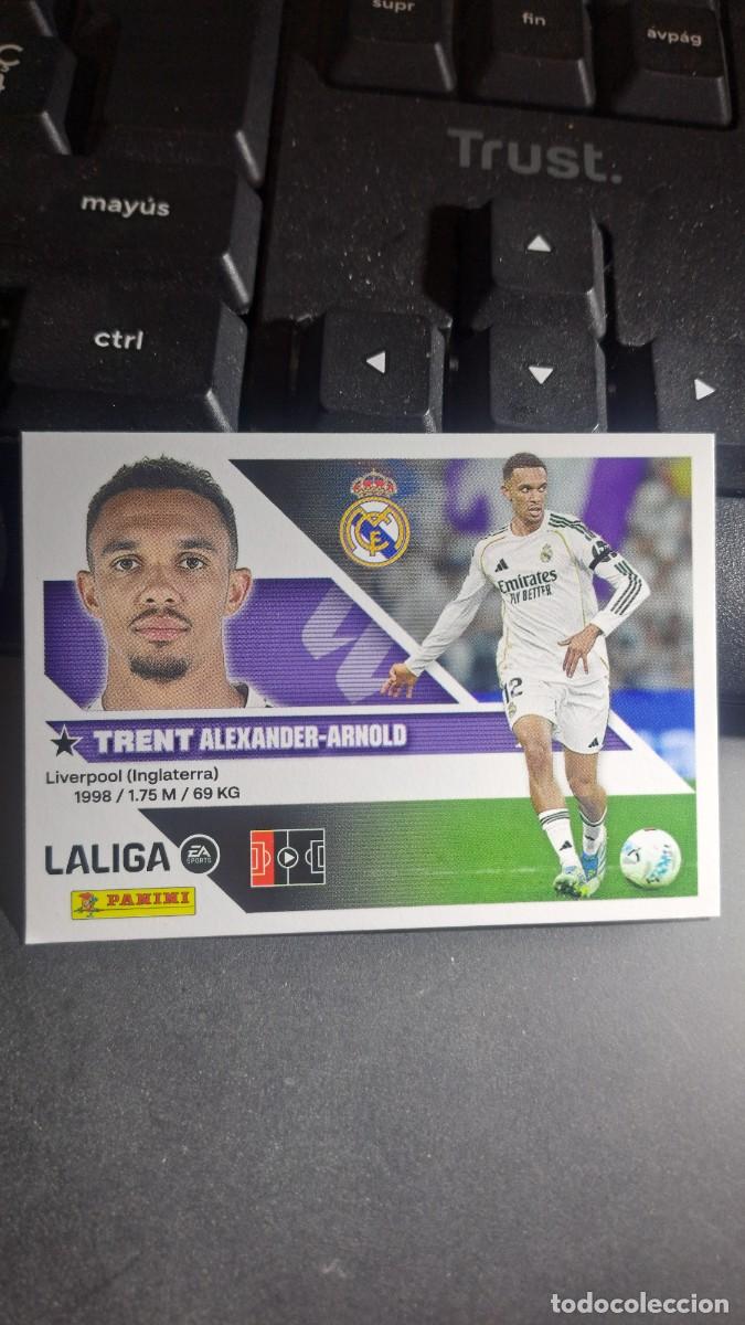 Collectable Antique Stickers: CROMO TRENT 5 REAL MADRID LIGA 2026 2027 26 27 ESTE PANINI NUNCA PEGADO