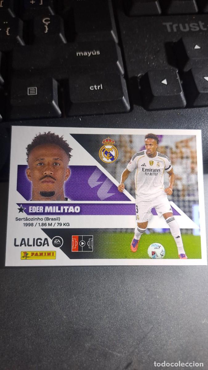 Coleccionismo cromos antiguos: CROMO MILITAO 6 REAL MADRID LIGA 2026 2027 26 27 ESTE PANINI NUNCA PEGADO