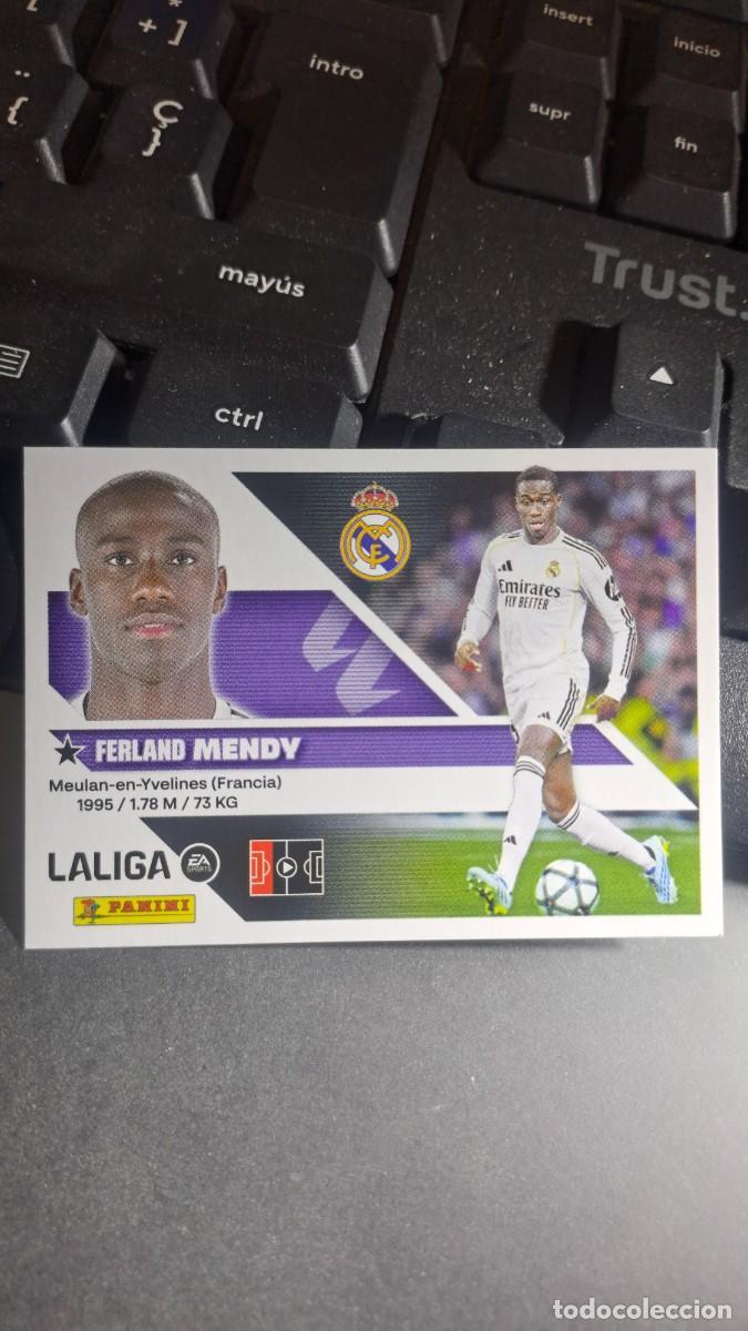 Coleccionismo cromos antiguos: CROMO MENDY 10B 10 B REAL MADRID LIGA 2026 2027 26 27 ESTE PANINI NUNCA PEGADO