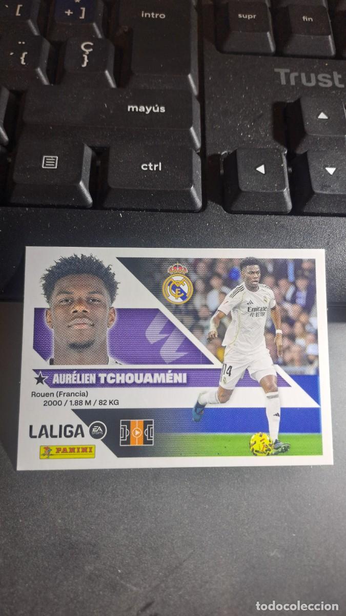 Coleccionismo cromos antiguos: CROMO TCHOUAMENI 11 REAL MADRID LIGA 2026 2027 26 27 ESTE PANINI NUNCA PEGADO