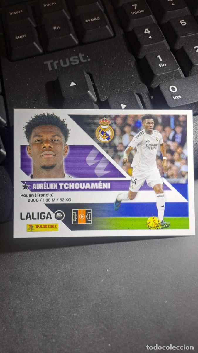 Coleccionismo cromos antiguos: CROMO TCHOUAMENI 11 REAL MADRID LIGA 2026 2027 26 27 ESTE PANINI NUNCA PEGADO