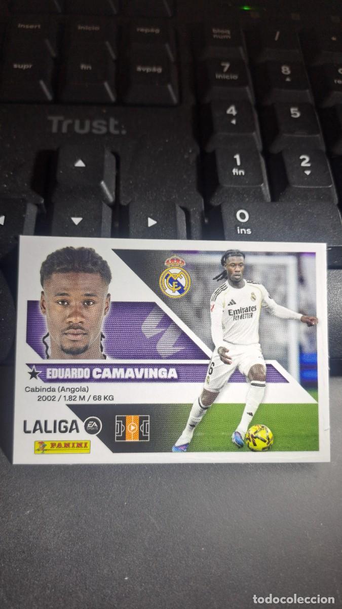 Coleccionismo cromos antiguos: CROMO CAMAVINGA 13 REAL MADRID LIGA 2026 2027 26 27 ESTE PANINI NUNCA PEGADO