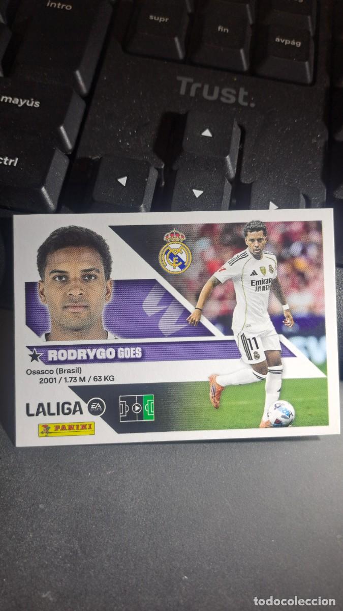 Coleccionismo cromos antiguos: CROMO RODRYGO 18 REAL MADRID LIGA 2026 2027 26 27 ESTE PANINI NUNCA PEGADO