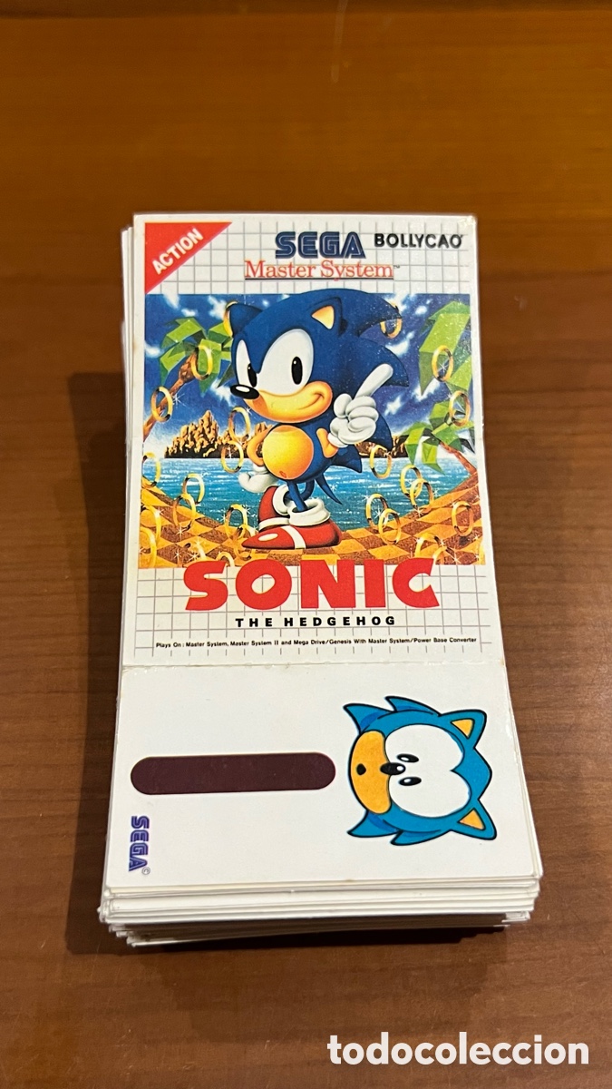 Coleccionismo cromos antiguos: COLECCION COMPLETA SIN PEGAR Y CON LA LETRA BOLLYCAO SEGA NOVEDAD 92 , 50 CROMOS