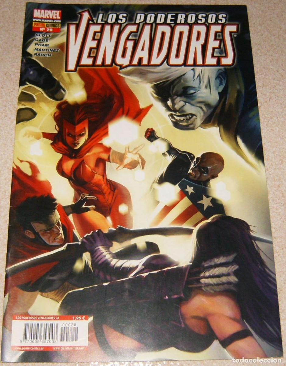 Coleccionismo cromos antiguos: LOS PODEROSOS VENGADORES 28 . PANINI