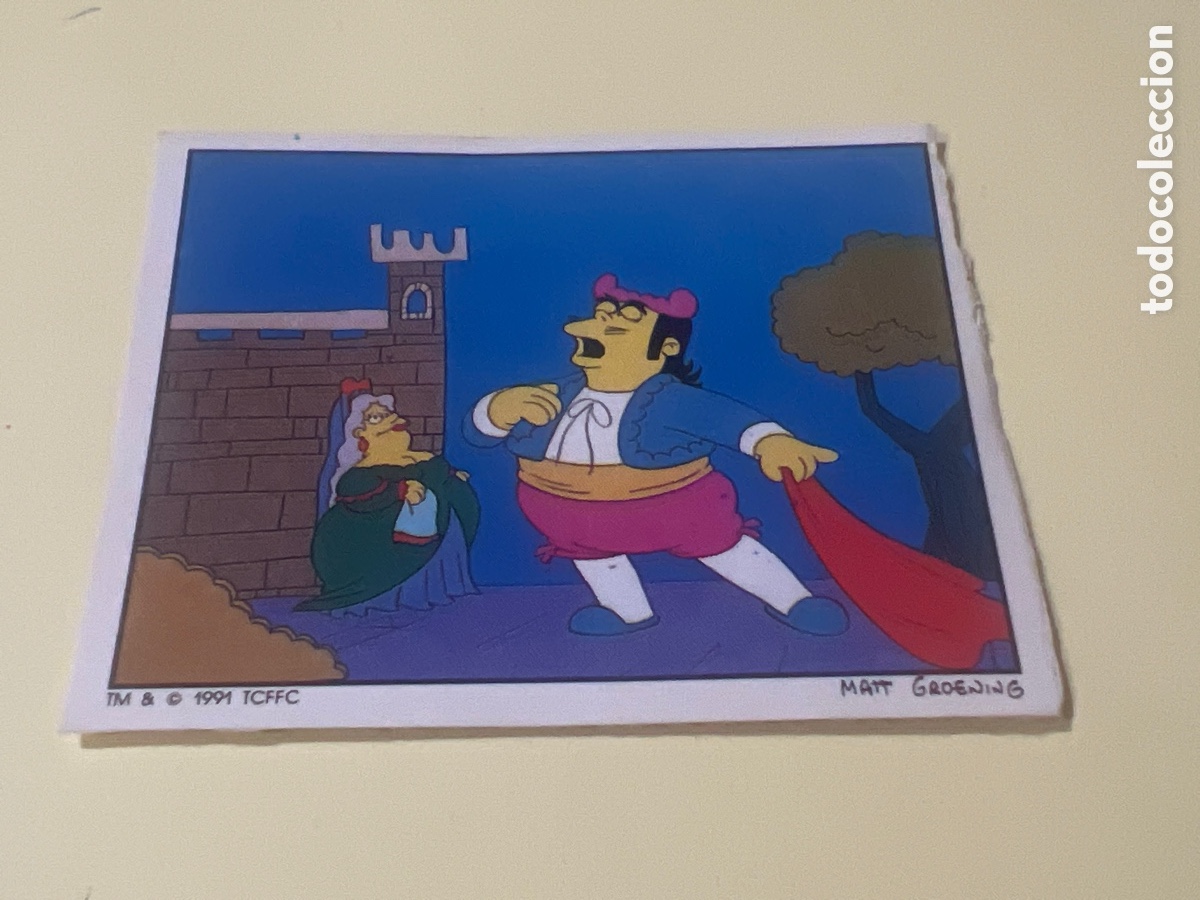 Coleccionismo cromos antiguos: C3818. CROMO DE LA COLECCION: THE SIMPSONS. A&Ntilde;O 1991. SIN PEGAR. N&ordm; 94