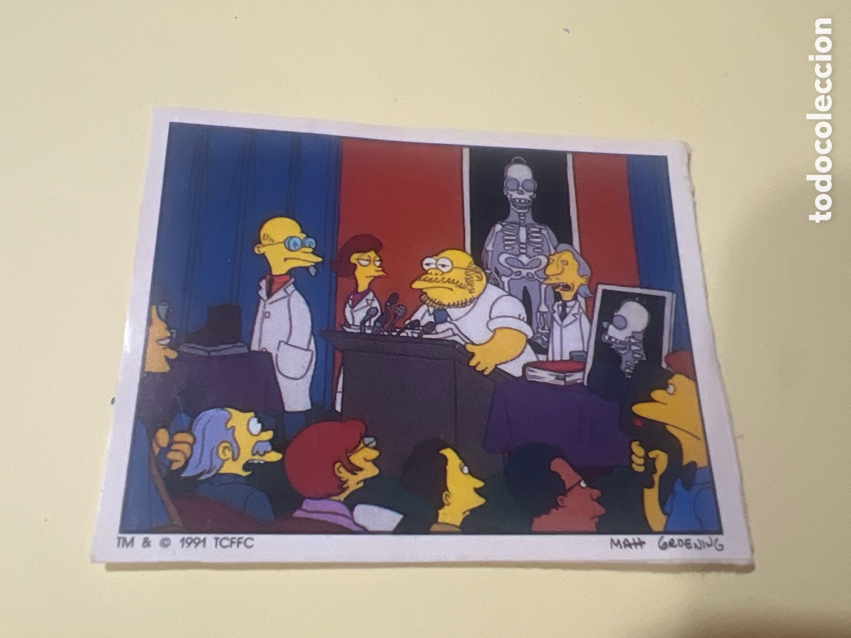 Coleccionismo cromos antiguos: C3829. CROMO DE LA COLECCION: THE SIMPSONS. A&Ntilde;O 1991. SIN PEGAR. N&ordm; 203