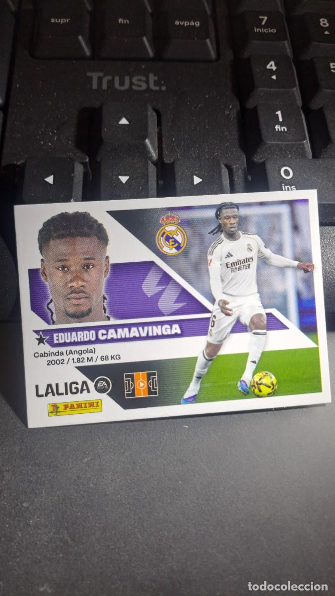 Coleccionismo cromos antiguos: CROMO CAMAVINGA 13 REAL MADRID LIGA 2026 2027 26 27 ESTE PANINI NUNCA PEGADO