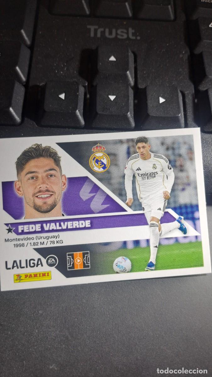 Coleccionismo cromos antiguos: CROMO FEDE VALVERDR 12 REAL MADRID LIGA 2026 2027 26 27 ESTE PANINI NUNCA PEGADO