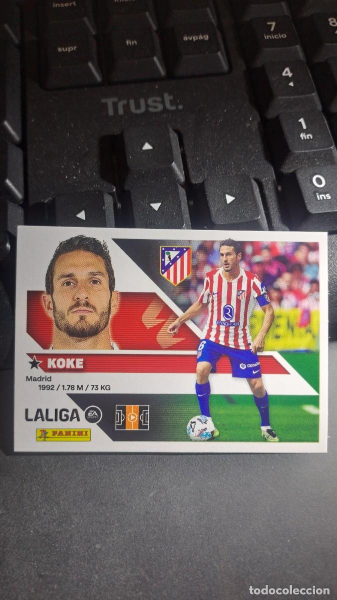 Coleccionismo cromos antiguos: CROMO KOKE 11 ATLETICO DE MADRID LIGA 2026 2027 26 27 ESTE PANINI NUNCA PEGADO