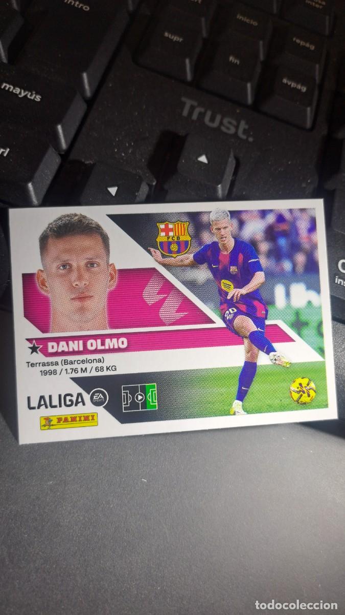 Coleccionismo cromos antiguos: CROMO DANI OLMO 17 BARCELONA LIGA 2026 2027 26 27 ESTE PANINI NUNCA PEGADO