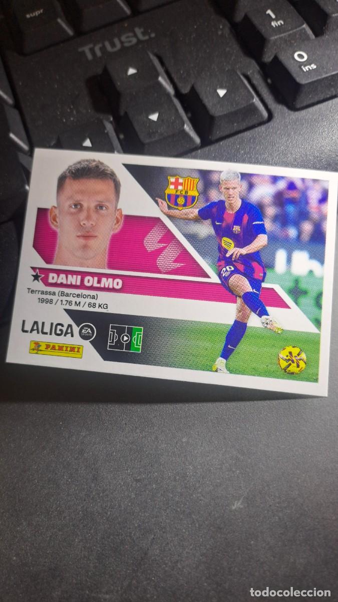 Coleccionismo cromos antiguos: CROMO DANI OLMO 17 BARCELONA LIGA 2026 2027 26 27 ESTE PANINI NUNCA PEGADO