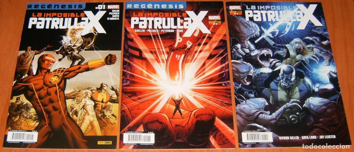 Coleccionismo cromos antiguos: LA IMPOSIBLE PATRULLA-X REG&Eacute;NESIS 1 2 3 . LOTE DE 3 NUMEROS. PANINI