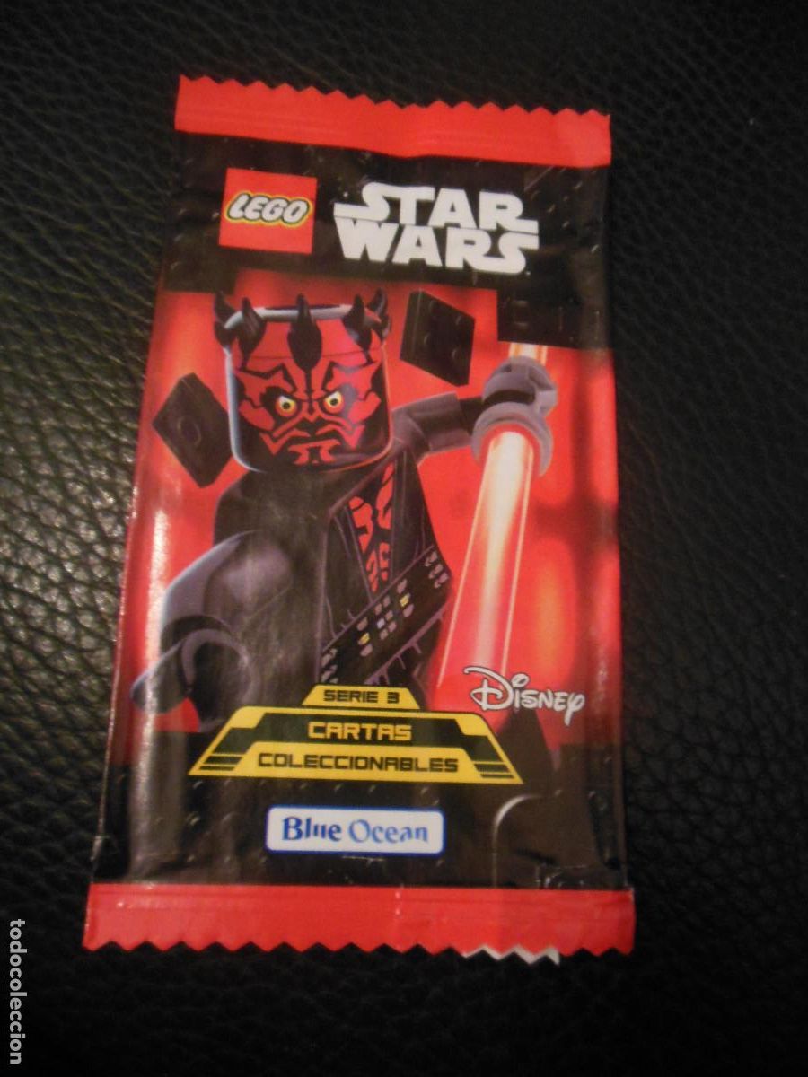 Coleccionismo cromos antiguos: 1 SOBRE DE CROMOS VACIO DE STAR WARS LEGO SERIE 3 DISNEY - 2022 BLUE OCEAN