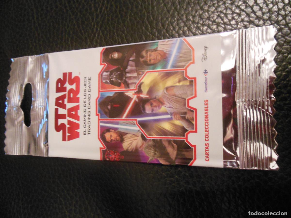 Coleccionismo cromos antiguos: SOBRE DE CROMOS VACIO STAR WARS CARREFOUR DISNEY CARD EL CAMINO DE LOS JEDI TOPPS SPAIN