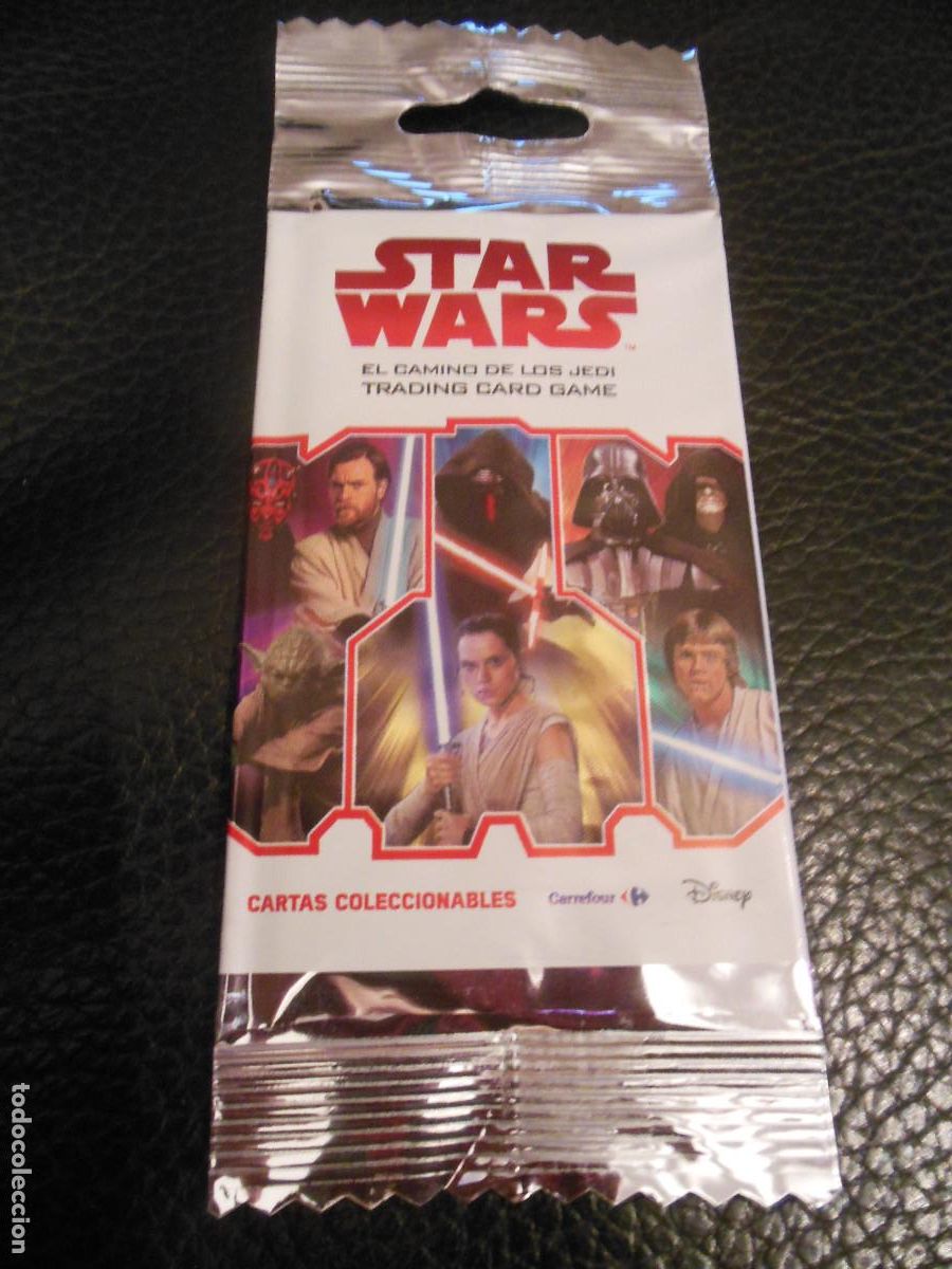 Coleccionismo cromos antiguos: SOBRE DE CROMOS VACIO STAR WARS CARREFOUR DISNEY CARD EL CAMINO DE LOS JEDI TOPPS SPAIN