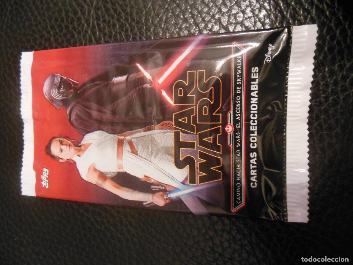 Coleccionismo cromos antiguos: 1 SOBRE DE CROMOS VACIO CAMINO HACIA STAR WARS EL ASCENSO DE SKYWALKER CINE CARD CROMO TOPPS