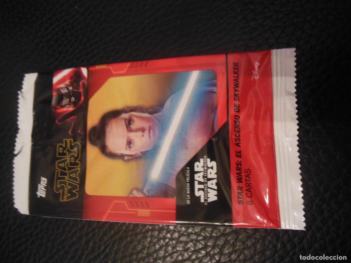 Coleccionismo cromos antiguos: 1 SOBRE DE CROMOS VACIO STAR WARS EL ASCENSO DE SKYWALKER CINE CARD CROMO TOPPS