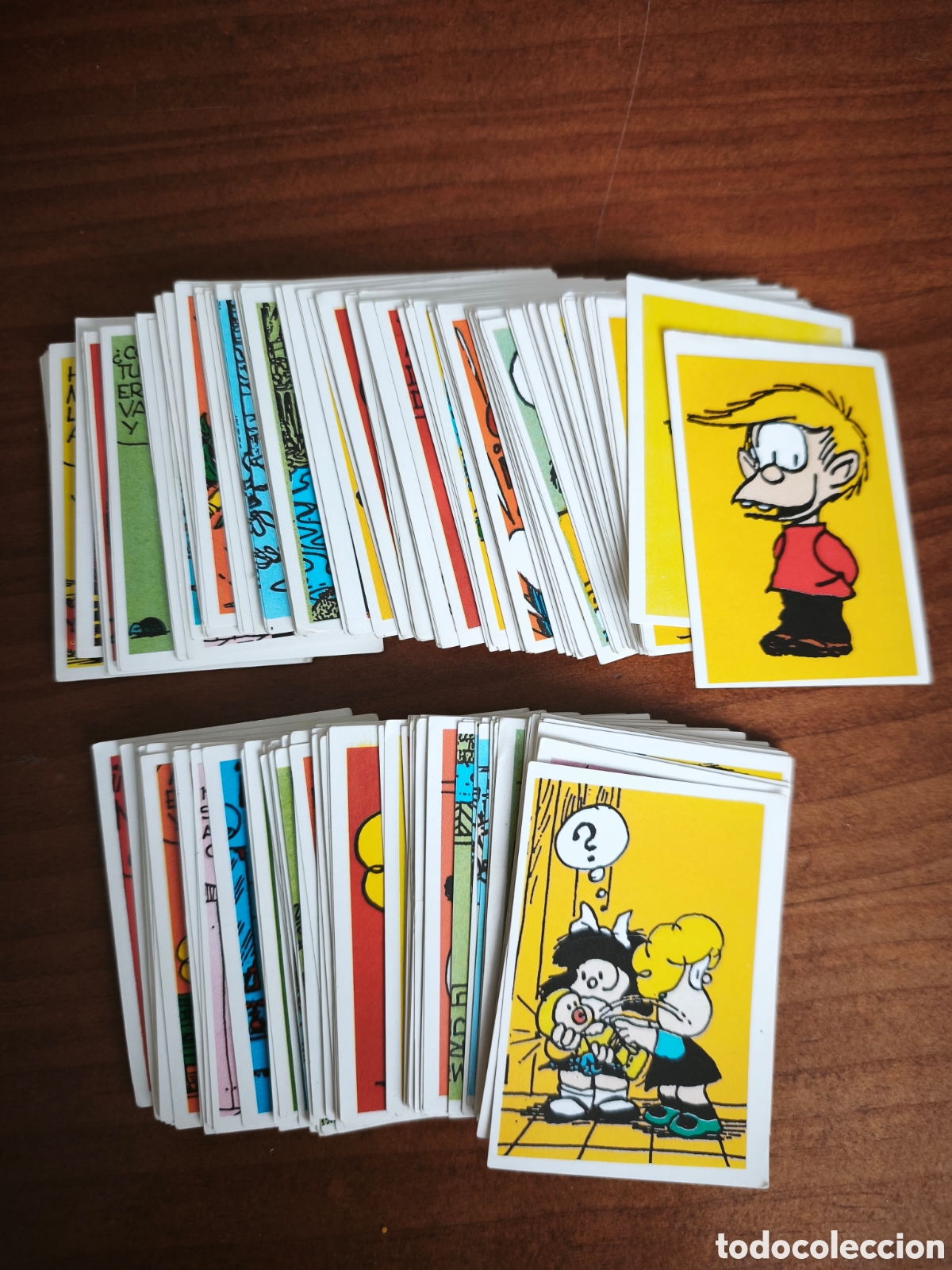 Collectionnisme Cartes &agrave; collectionner anciennes: Lote 146 cromos colecci&oacute;n Mafalda a&ntilde;os 80