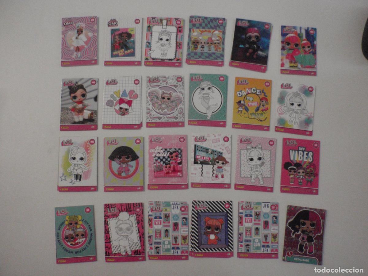Collectionnisme Cartes &agrave; collectionner anciennes: LOTE 103 Cromos diferentes cartas LOL SURPRISE! Trading cards de PANINI. A&ntilde;o 2025