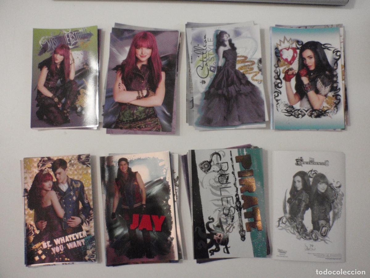Collectionnisme Cartes &agrave; collectionner anciennes: Lote 49 cromos, postales - photocards DIRERENTES de LOS DESCENDIENTES 2. PANINI