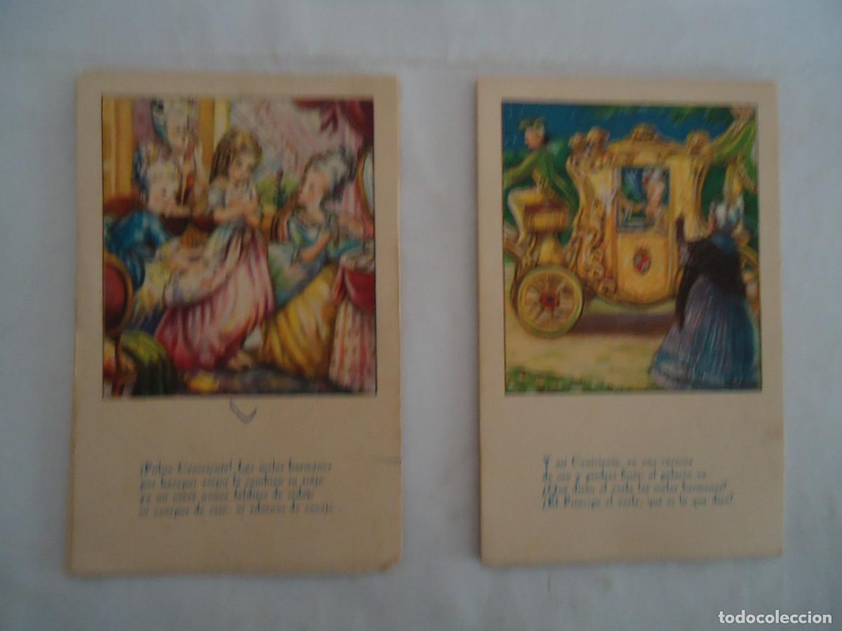 Collectable Antique Stickers: COLECCION COMPLETA DE CROMOS - POSTALES DE LA CENICIENTA. CONSTA DE 10 POSTALES.