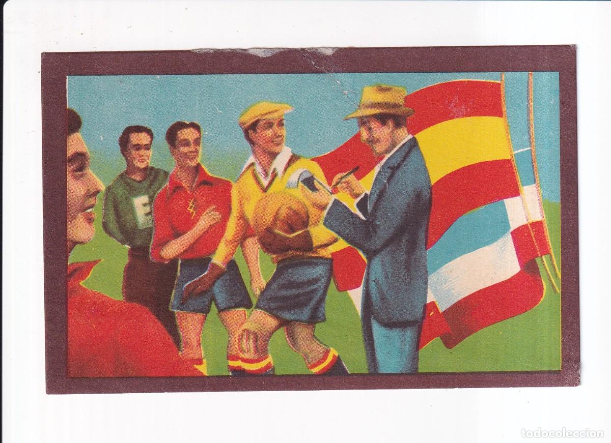 Coleccionismo cromos antiguos: PARTIDOS INTERNACIONALES : SERIE A .- NUMERO 21 .- CHOCOLATES TUPINAMBA
