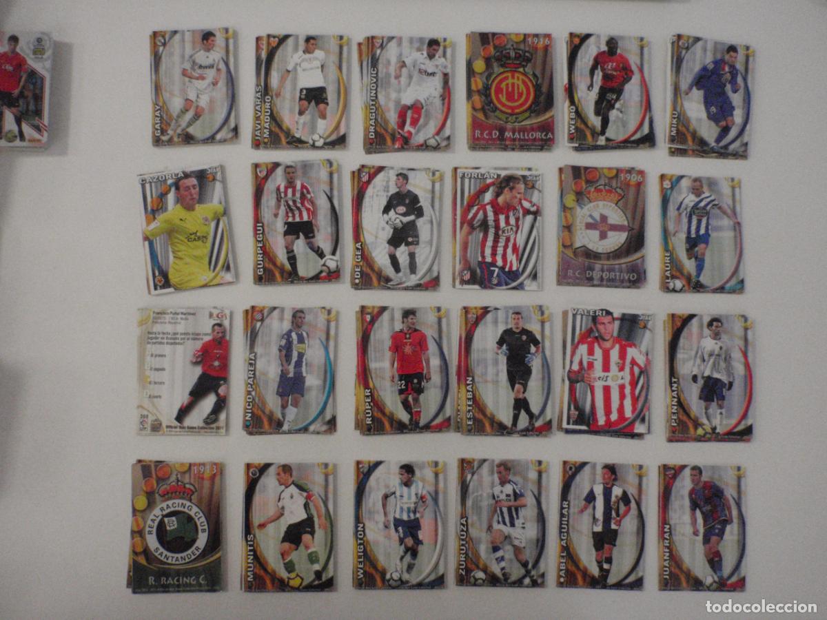 Coleccionismo cromos antiguos: Lote 151 Cromos f&uacute;tbol DIFERENTES. Trading Cards LAS FICHAS DE LA LIGA 2010 2011 Mundicromo 10 11