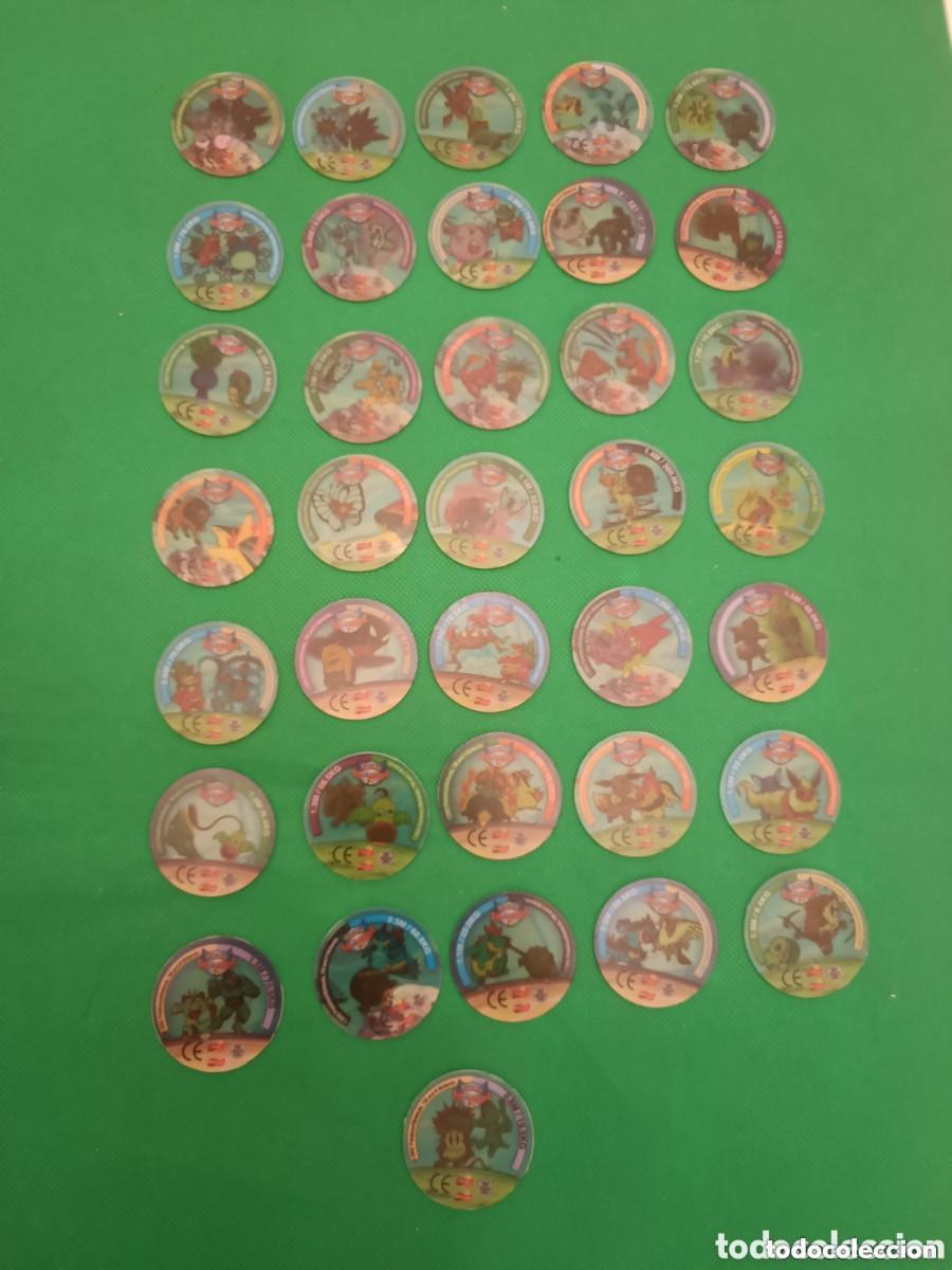 Collectable Antique Stickers: Colecci&oacute;n Tazos Pokemon Tazos League 2 Nintendo promoci&oacute;n Matutano transparentes 2002