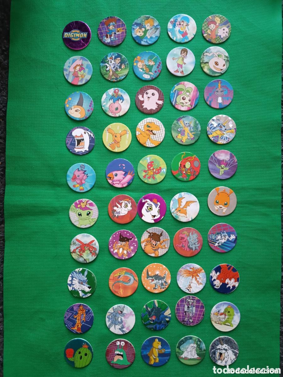 Collectable Antique Stickers: Colecci&oacute;n tazos Digimon Magic Box Int 2000 completa en tres lotes Del 1 al 50 lote 1/3