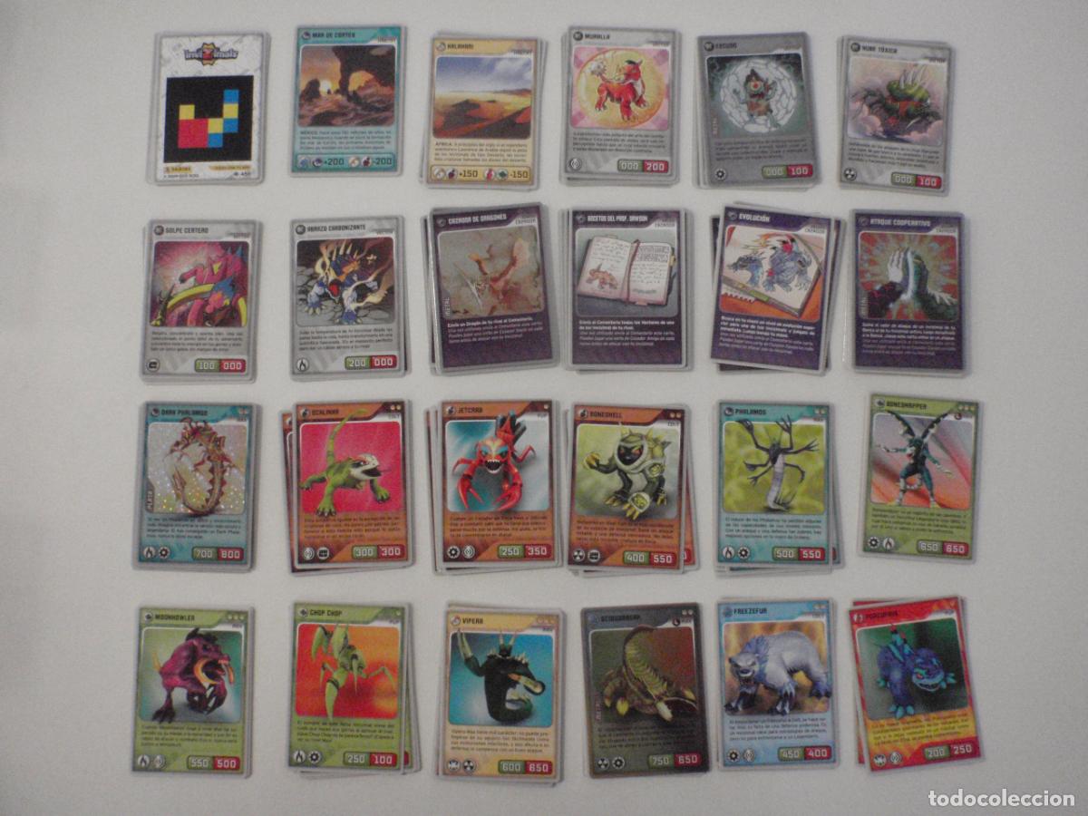 Coleccionismo cromos antiguos: Lote 115 cartas cromos diferentes. Trading cards de INVIZIMALS 2009 - 2013 PANINI