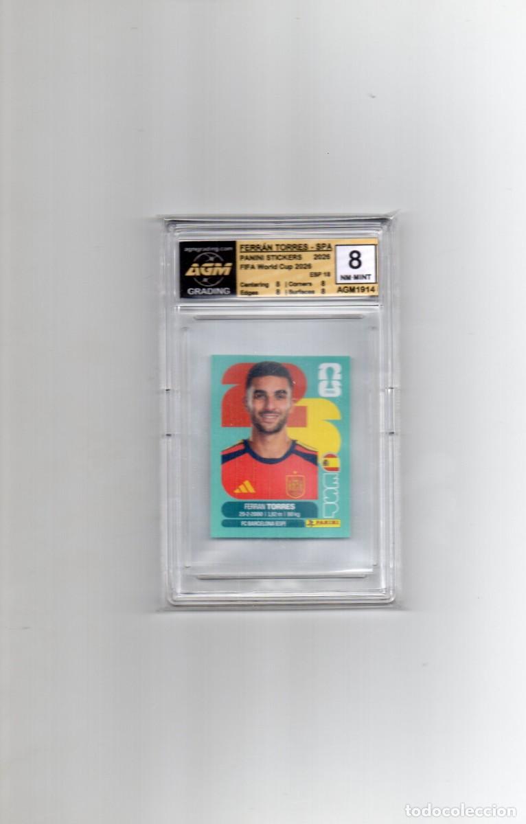 Coleccionismo cromos antiguos: &iexcl;&iexcl;&Uacute;NICO CROMO GRADEADO-CERTIFICADO FERRAN TORRES EL GOL DEL 2&ordm; MUNDIAL 2026!!