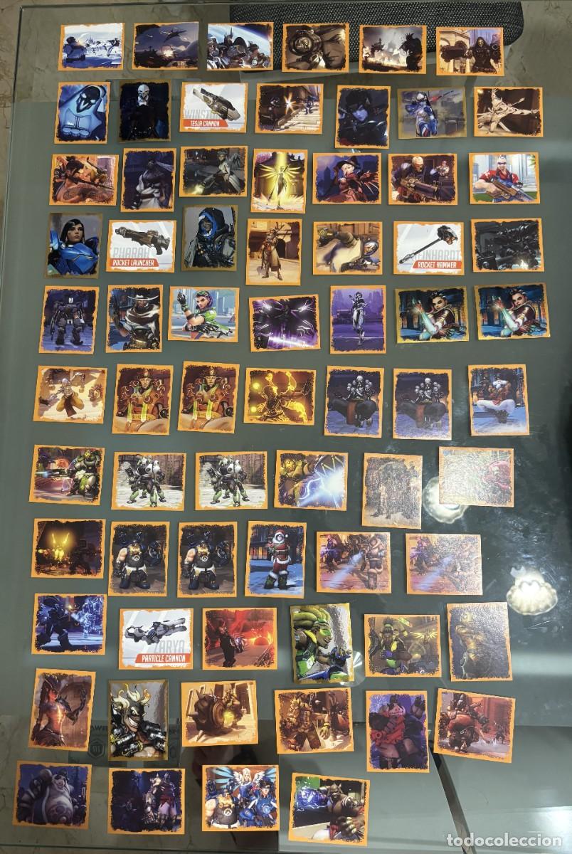 Coleccionismo cromos antiguos: Pack Lote 69 cromos OVERWATCH del Blizzard