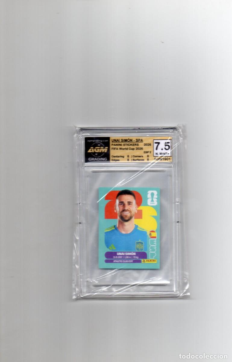 Coleccionismo cromos antiguos: &iexcl;&iexcl;&Uacute;NICO CROMO GRADEADO-CERTIFICADO UNAI SIM&Oacute;N RECORD IMBATIBILIDAD MUNDIAL 2026!!