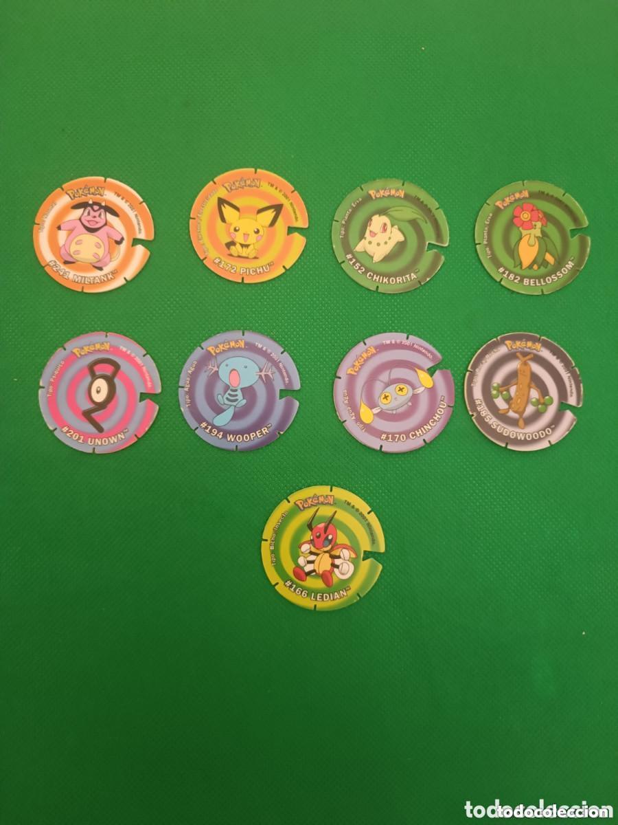 Collectionnisme Cartes &agrave; collectionner anciennes: Colecci&oacute;n tazos Pok&eacute;mon Chipicao 2001 muy dif&iacute;ciles
