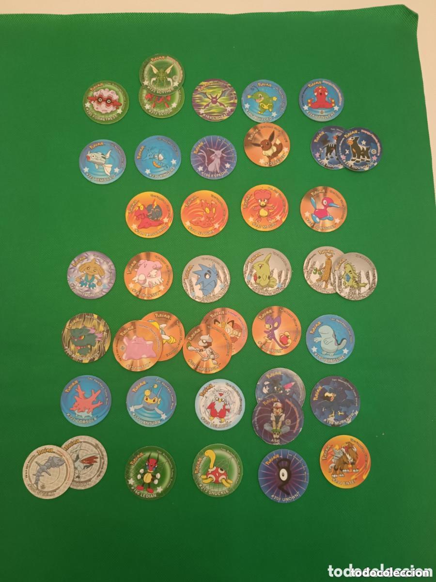 Collectionnisme Cartes &agrave; collectionner anciennes: Colecci&oacute;n tazos Pok&eacute;mon Sticker Nintendo promoci&oacute;n Matutano 2001 a falta del 11 algunos con pegatina